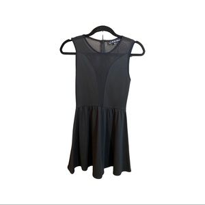 Sheer Top Party Dress